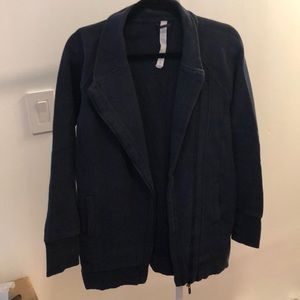 Lululemon “blissed out wrap” long jacket